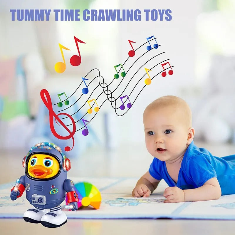 QuackTunes: Musical Interactive Baby Duck Toy with Lights